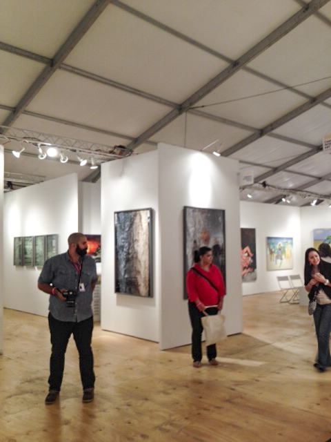 Installation view, Scope Miami, Hagedorn Gallery, 2012