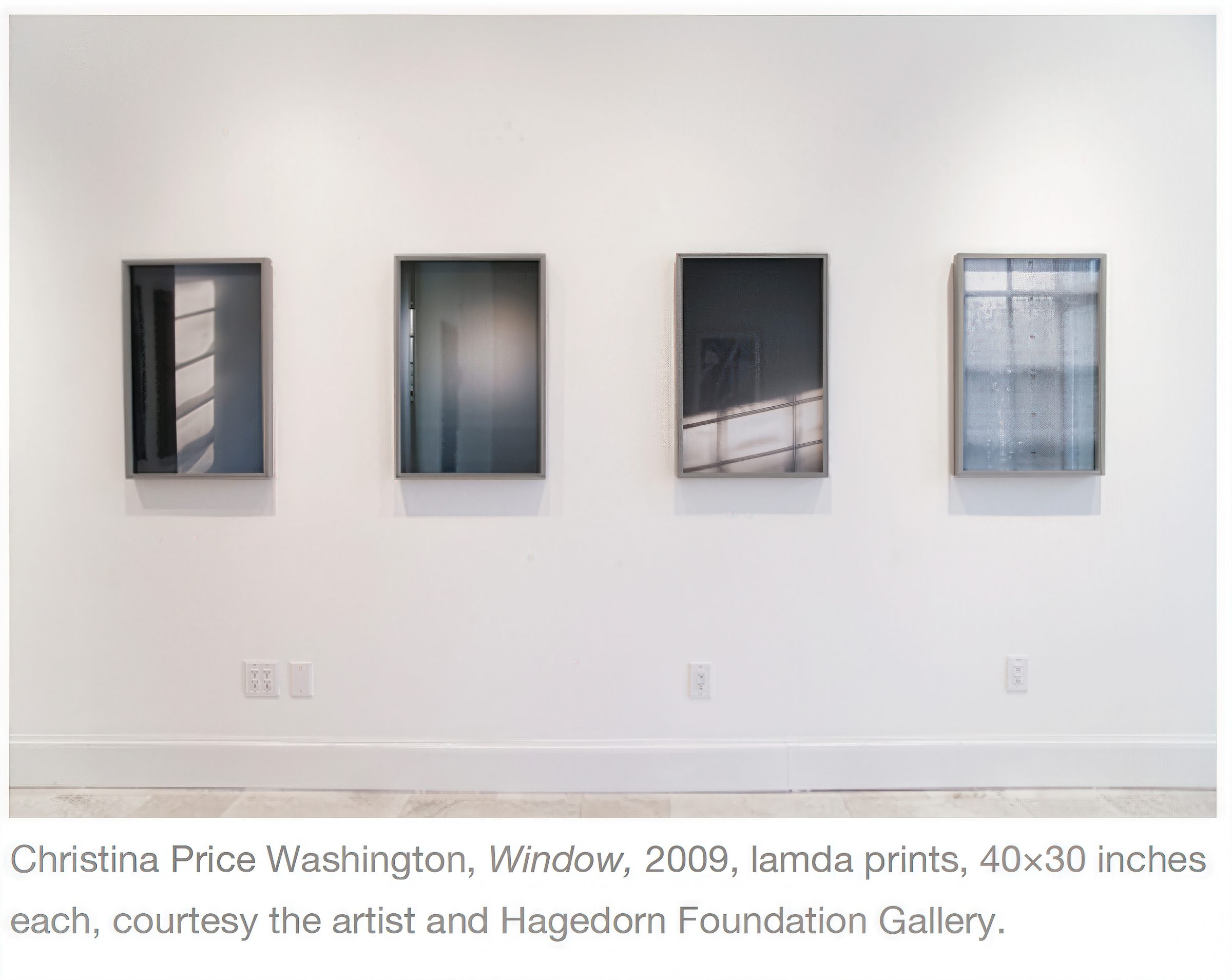 Installation view of Window, Hagedorn Foundation Gallery, 2013